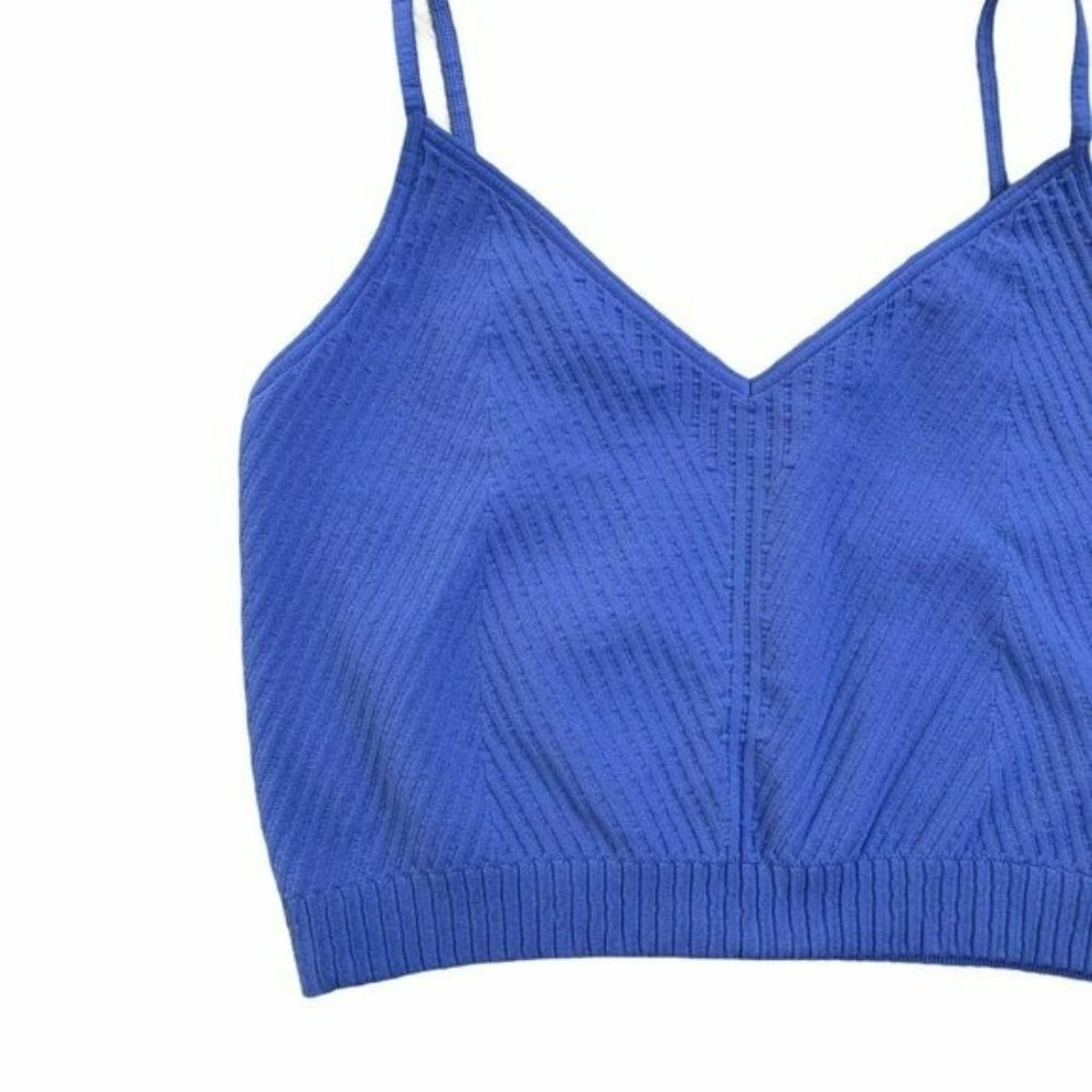 NWT Spiritual Gangster V-Neck Ribbed Sports Bra - Picture 2 of 5